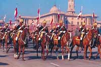 Republic Day, January 26, is celebrated at New Delhi